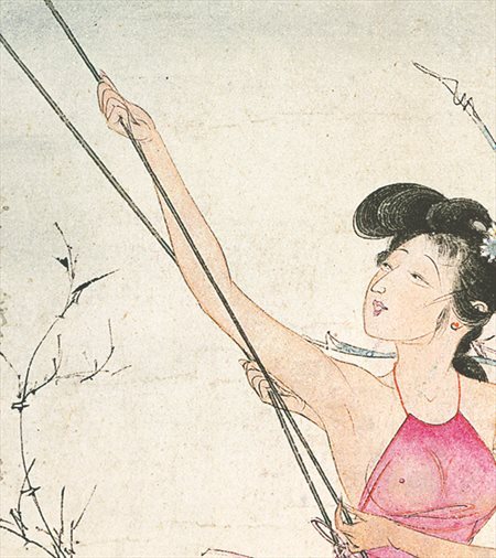 岢岚-胡也佛的仕女画和最知名的金瓶梅秘戏图